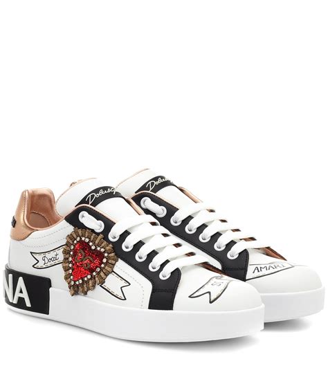 dolce gabbana portofino sneakers with heart|dolce gabbana sneakers for sale.